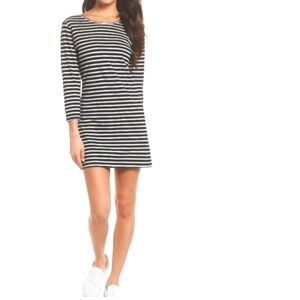 NWT Knot Sisters Costa Stripe T- Shirt Dress Size L